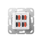 Gira - Multi data-com. schakelmat. Aansl 4X Luidspr Zwg Comm