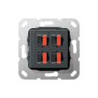 Gira - Multi data-com. schakelmat. Aansl 4X Luidspr Zmt Comm