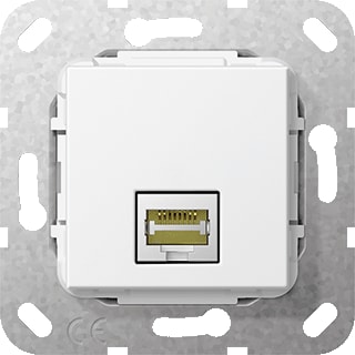 Gira - Multi data-com. schakelmat. Aansl Rj45 C6A L Zwg Comm