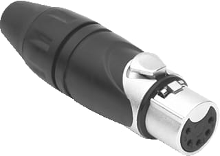 Amphenol - XLR A/V-connector Xlr5 Ax Conn Fem