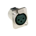 Amphenol - XLR A/V-connector Xlr3 Ac Chassis Fem
