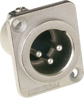 Amphenol - XLR A/V-connector Xlr3 Ac Chassis Mal