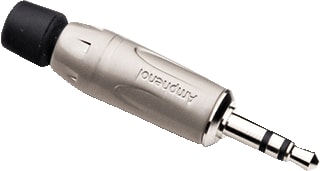 Amphenol - Jack A/V-connector Plug 3,5Mm Ster Satin