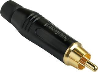 Amphenol - RCA / CINCH A/V-connector Rca Mal Plug Zw