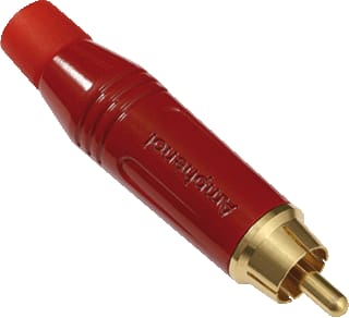 Amphenol - RCA / CINCH A/V-connector Rca Mal Plug Rd