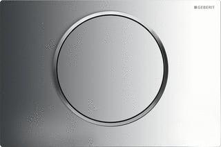 Geberit - Sigma10 Bedieningsplaat spoelsysteem Bed Pan Rnd Chr