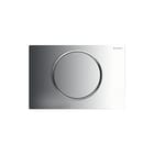 Geberit - Sigma10 Bedieningsplaat spoelsysteem Bed Pan Rnd Chr
