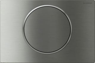 Geberit - Sigma10 Bedieningsplaat spoelsysteem Bed Pan Rnd Rvs