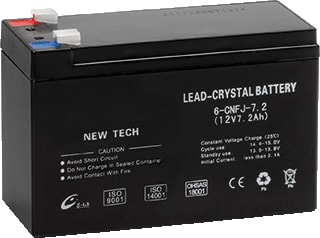 Betta Batteries - Lead Crystal Accu (lood) 12V-7,2Ah 6-Cnfj-7.2