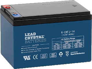 Betta Batteries - Lead Crystal Accu (lood) 12V-14Ah 6-Cnfj-14