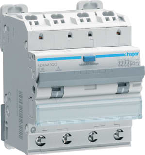Hager - HACO Aardlekautomaat Aardl 4P 20A B 6 Ka 30Ma A