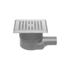 Easydrain - Aqua Plus Vloerput met 1 aansluiting Vloerput Aqua 15X15 Rvs