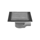 Easydrain - Aqua Plus Quattro Vloerput met 1 aansluiting Vloerput Aqua 20X20 Msi-6