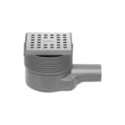 Easydrain - Aqua Vloerput met 1 aansluiting Vloerput 10X10 Rvs 6