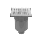 Easydrain - Aqua Vloerput met 1 aansluiting Vloerput 15X15 Rvs 3