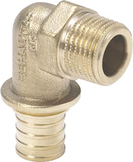 REHAU - RAUTITAN LX Fitting met 2 aansluitingen Knieoverg.16-R1/2" Raut.Lx