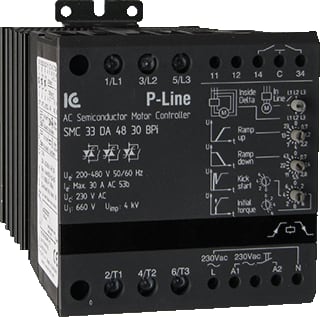 IC-electronic - SMC Soft starter Softstr Smc33Da4830Bpi 30A