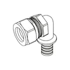 REHAU - RAUTITAN LX Fitting met 2 aansluitingen Kn.+Kn.Wart. 20-G1/2"-15Mm