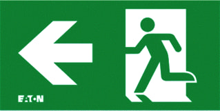 Eaton Blessing - Skopos ISO Pictogram noodverlichting Picto Blk Bl B