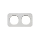 Hager Berker - R.1 Afdekraam schakelmateriaal Afdkrm 2V Hor+Tkstv Pw R1