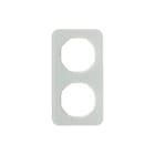 Hager Berker - R.1 Afdekraam schakelmateriaal Afdkrm 2V Gls Polw R1