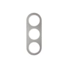 Hager Berker - R.classic Afdekraam schakelmateriaal Afdkrm 3V Edelst.W.R.Clas