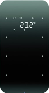 Hager Berker - R.1 Tastsensor bussysteem touch sensor 3v+rtr zw.r1