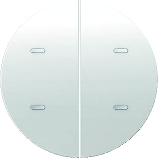 Hager Berker - R.1/R.3 Bed.element / centr.pl. schakelmat. afdek.2v tastsen.w. r1/r3