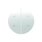 Hager Berker - R.1/R.3 Bed.element / centr.pl. schakelmat. afdek.2v tastsen.w. r1/r3