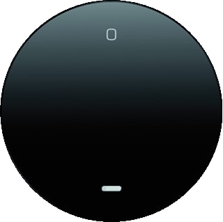 Hager Berker - R.1/R.3 Bed.element / centr.pl. schakelmat. wip+ lens+ opdr."0" r1/r3