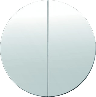 Hager Berker - R.1/R.3 Bed.element / centr.pl. schakelmat. Wip 2V R1/R3 Wt