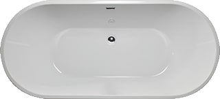 WaveDesign by Wisa - Blanca Bad 178X80 Wit