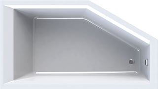 WaveDesign by Wisa - Pelagia Bad 160X90 Wit Re