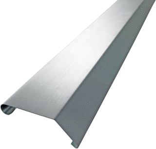 Rheinzink - Dakrandprofiel Rheinzink Walsblank Lg2