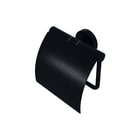 Geesa - Nemox Black Closetrolhouder Toiletrolhouder Klep Zw