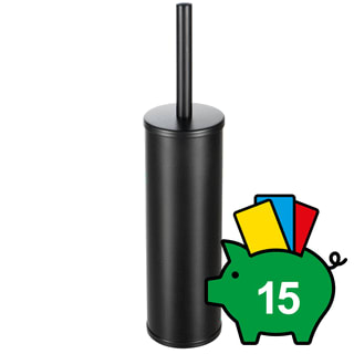 Geesa - Nemox Black Closetborstelgarnituur Toiletborstelhouder Wandm
