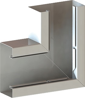 Legrand - VAN GEEL GWO-6 Verticaal hoekstuk wandgoot H. Stijg/Zakst Gwo6 130 W