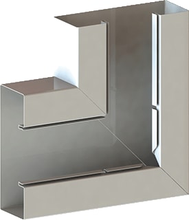 Legrand - VAN GEEL GWO-6 Verticaal hoekstuk wandgoot H. Stijg/Zakst Gwo6 170 W