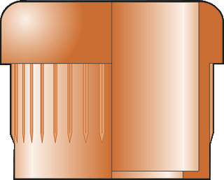 Pflitsch - UNI Uienring kabelinvoer Ek152/13 Rood Pg11/13,5