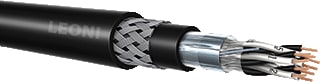 Leoni - Data- en communicatiekabel X-QY BLAUW 1X2X1,3 MT