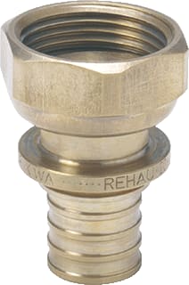 REHAU - RAUTITAN RX Fitting met 2 aansluitingen overg.+wart. 32-g1 1/2" rx