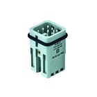 Harting - Contactblok v rechthoekige connect. Han 7D-M Quick Lock