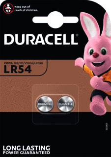 Duracell - Specialty Alkaline Batterij, niet oplaadbaar Knoopcel Lr54 Br2