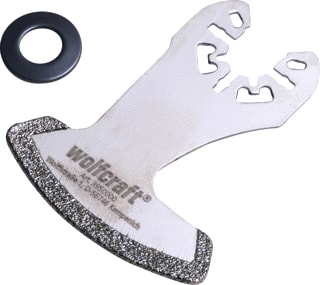 Wolfcraft - Multitoolblad zaagbijl pro diamant bestrooid