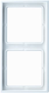 Jung - LS990 Afdekraam schakelmateriaal Afdkrm 2V Alpin Wit