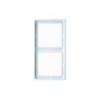 Jung - LS990 Afdekraam schakelmateriaal Afdkrm 2V Alpin Wit