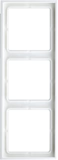Jung - LS990 Afdekraam schakelmateriaal Afdkrm 3V Alpin Wit