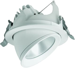 Megaman - Cardo Downlight/spot/schijnwerper 37W 3600Lm 3000K Wt