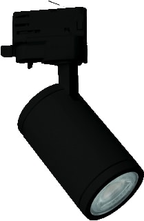 Megaman - Mora Downlight/spot/schijnwerper Track Zwart Retrofit