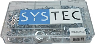 Systec - Assortimentsdoos bevestigingsmat. Veerring Ass Doos